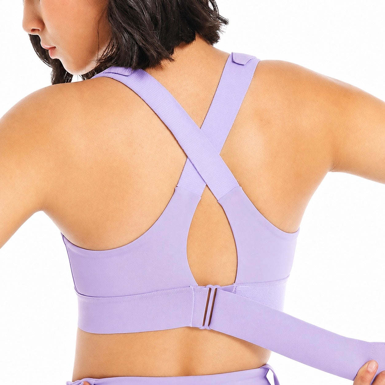 Women Sports Bras Tights Crop Top Front Zipper
